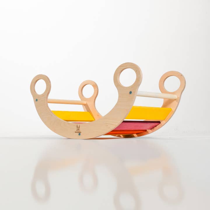 Bunny Hopkins - Wholesale Wood Toy - Kids - Wooden Montessori-Inspired Rocker Toy2