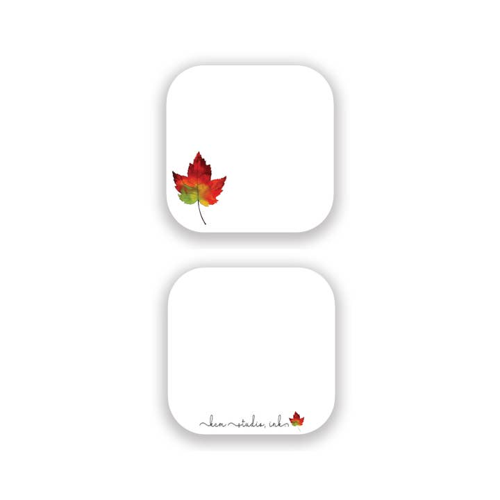 Pocket Squares™ 10 Notecards - Maple Leaf for wholesale by kcm studio, ink.