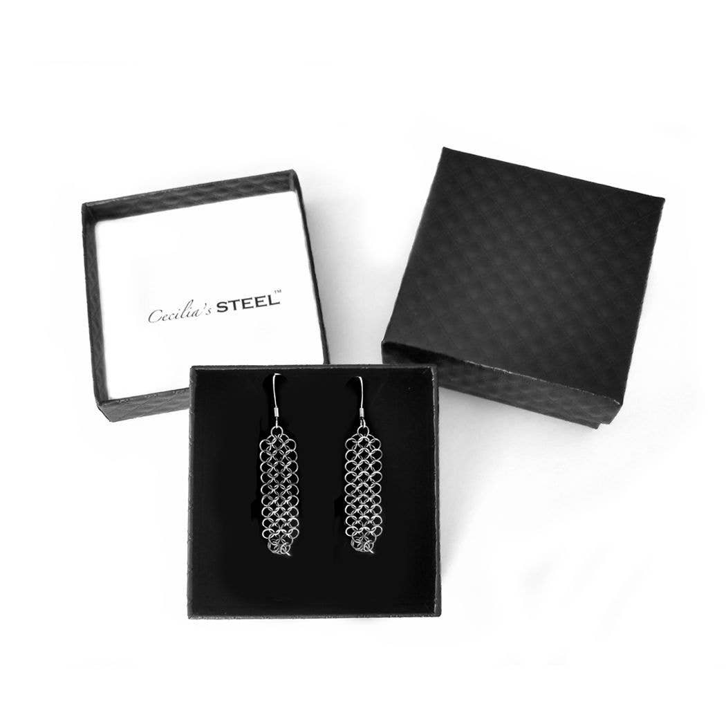 Cecilia's Steel - Wholesale Dangle Earrings - Elegance Earrings0