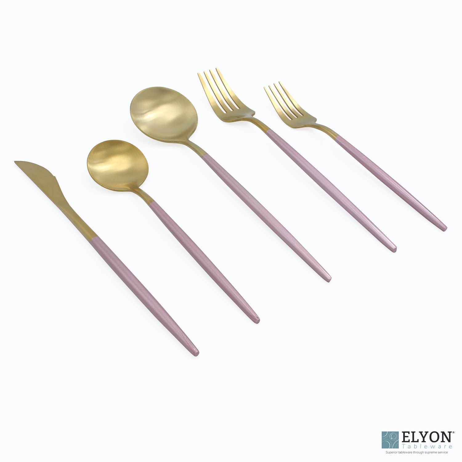 Elyon Tableware® - Vente Set de couverts - Ensemble de couverts colorés 20 pièces en acier inoxydable pour 4 personnes1
