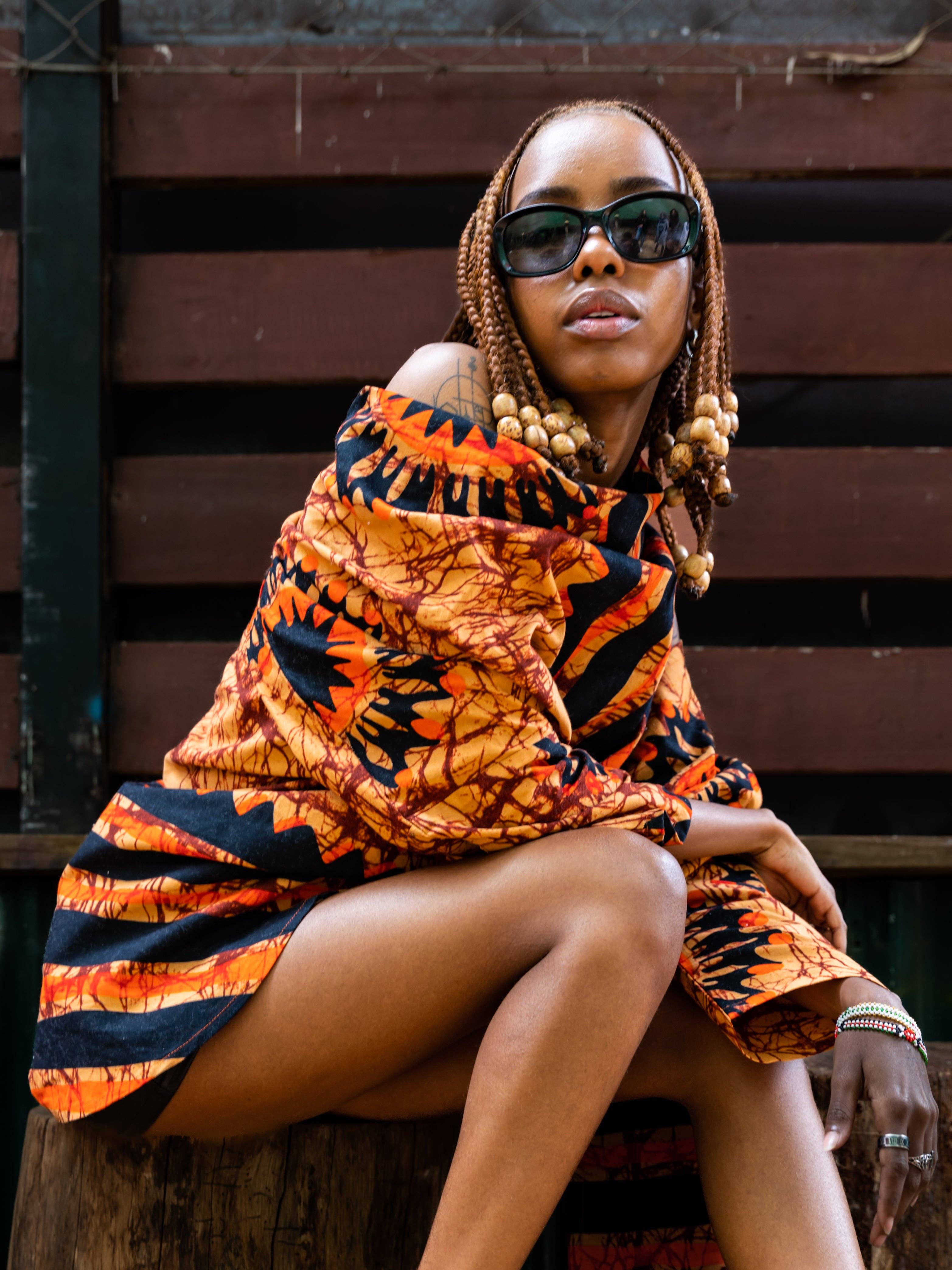 mikono.africa UG - Wholesale Kimono - Women's - Kimono for club+ holiday 'Pembe'5