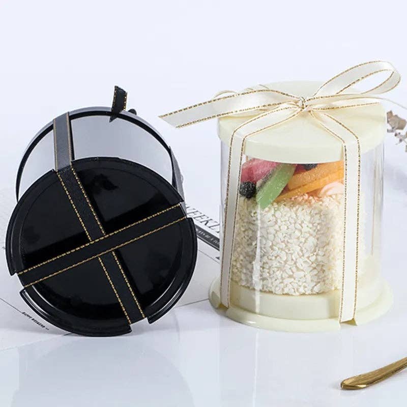 Elegant Design Supply – wholesale Cake decorating kit – Mini 2 inch Transparent Clear Box (10pcs/set)15