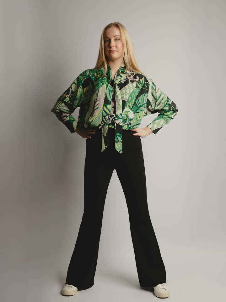 Women's Bootcut Jersey Trouser for wholesale by Rey House