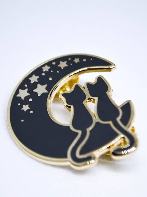 Twin Moon Katte Sød Emal for engroshandel hos Kimi Creative