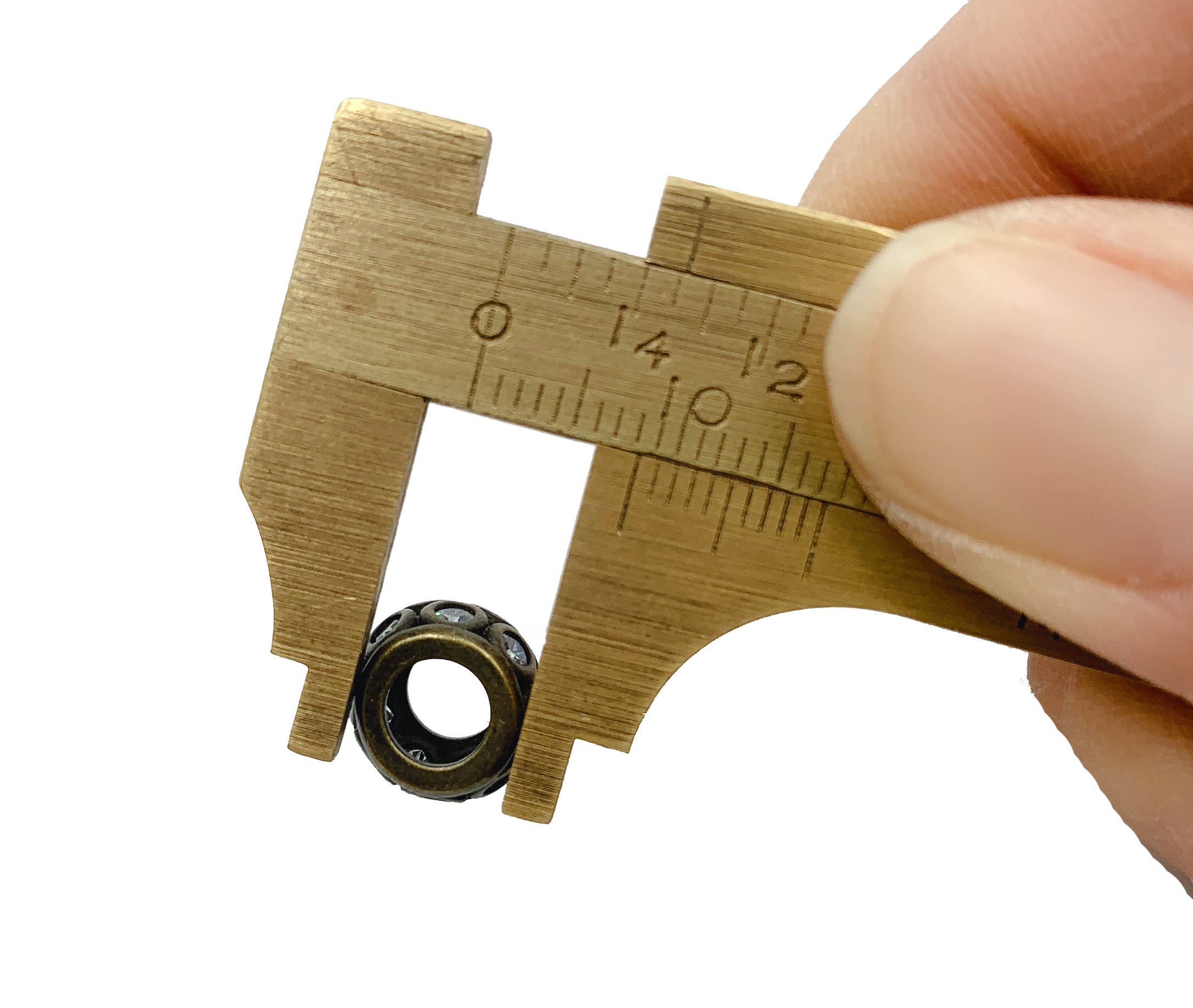 findings4uGem – wholesale Individual charm/pendant – Antique Barrel Spacer Beads CZ Micro Pave DIY Jewelry, BD0334