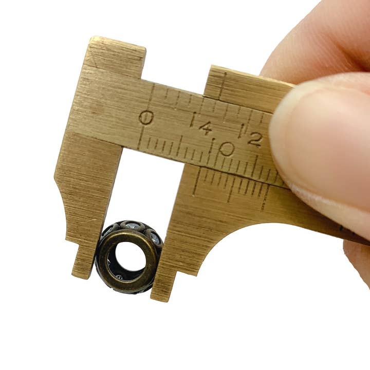 findings4uGem – wholesale Individual charm/pendant – Antique Barrel Spacer Beads CZ Micro Pave DIY Jewelry, BD0334