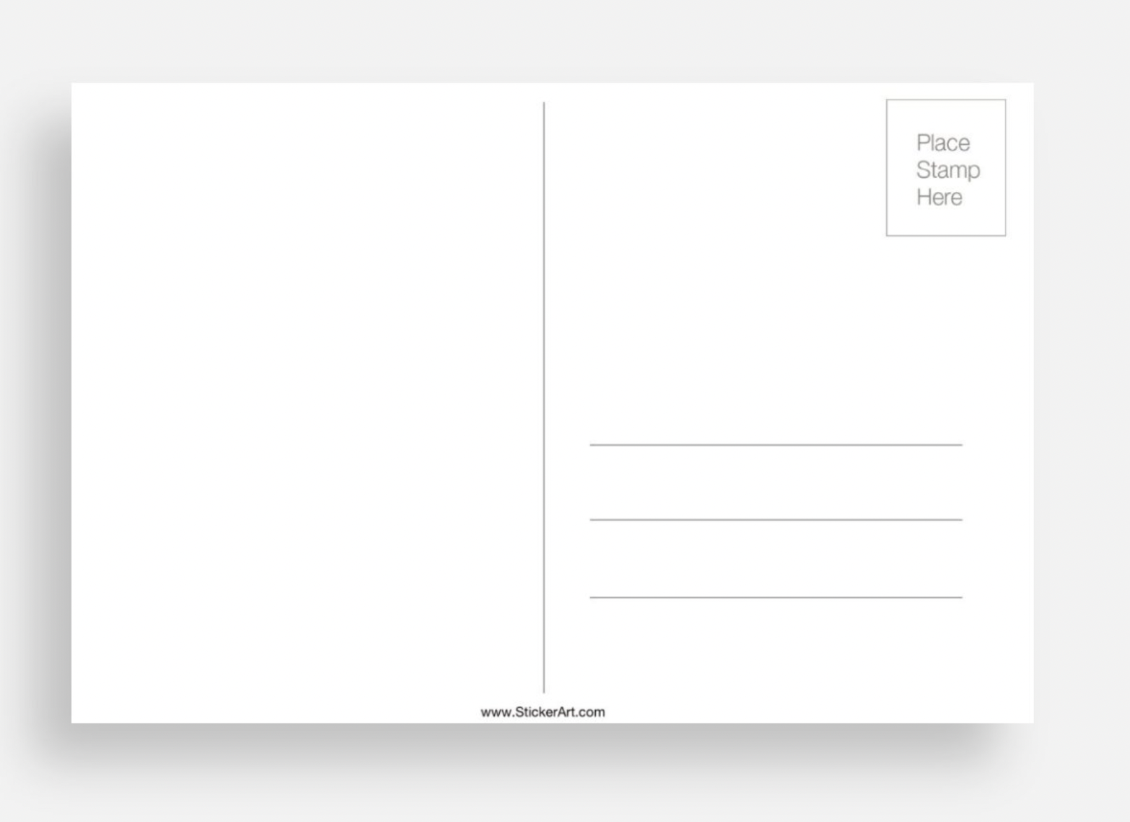 Sticker Art - Wholesale Postcard - HIKE Custom Postcard - name drop greeting cards 1