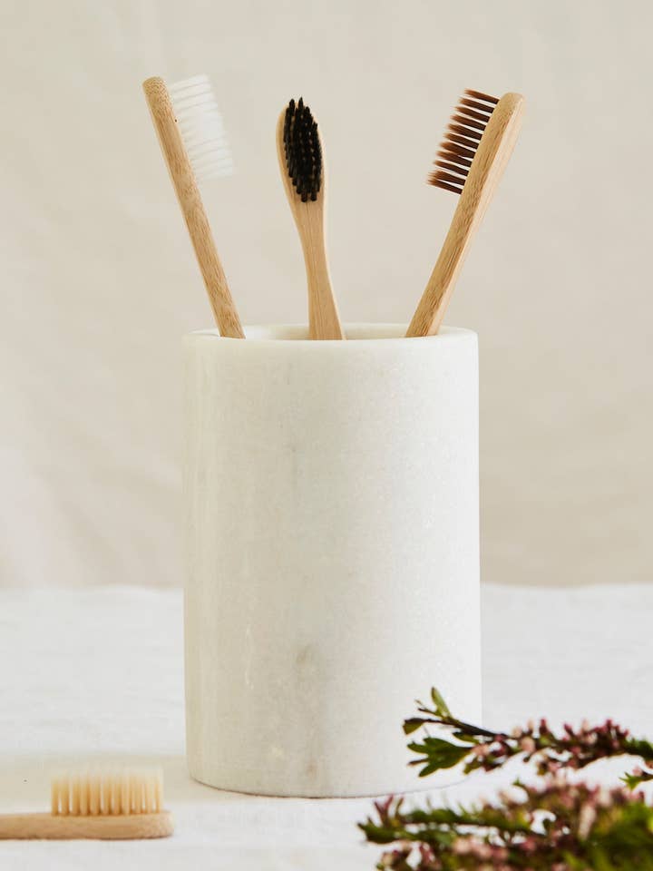 Bamboo Toothbrushes (Adult - Set of 4) for wholesale by The Conscious Store