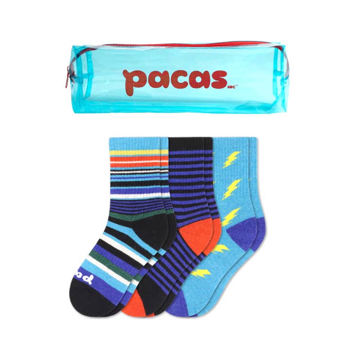 Pacas - Wholesale Socks - Kids - 3 Pack - Kids' Crew Pacas Socks29