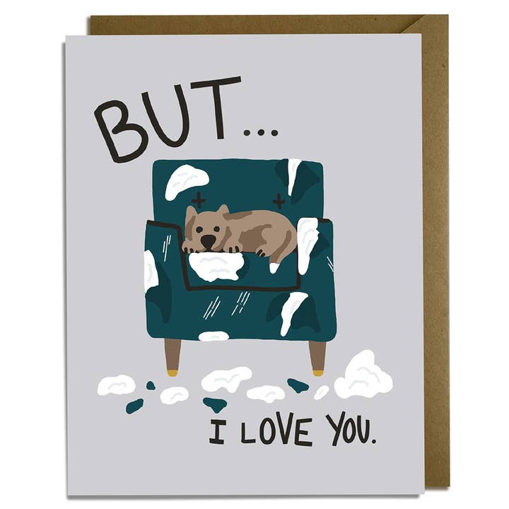 Carte Mais I Love You pour la vente par Kat French Design