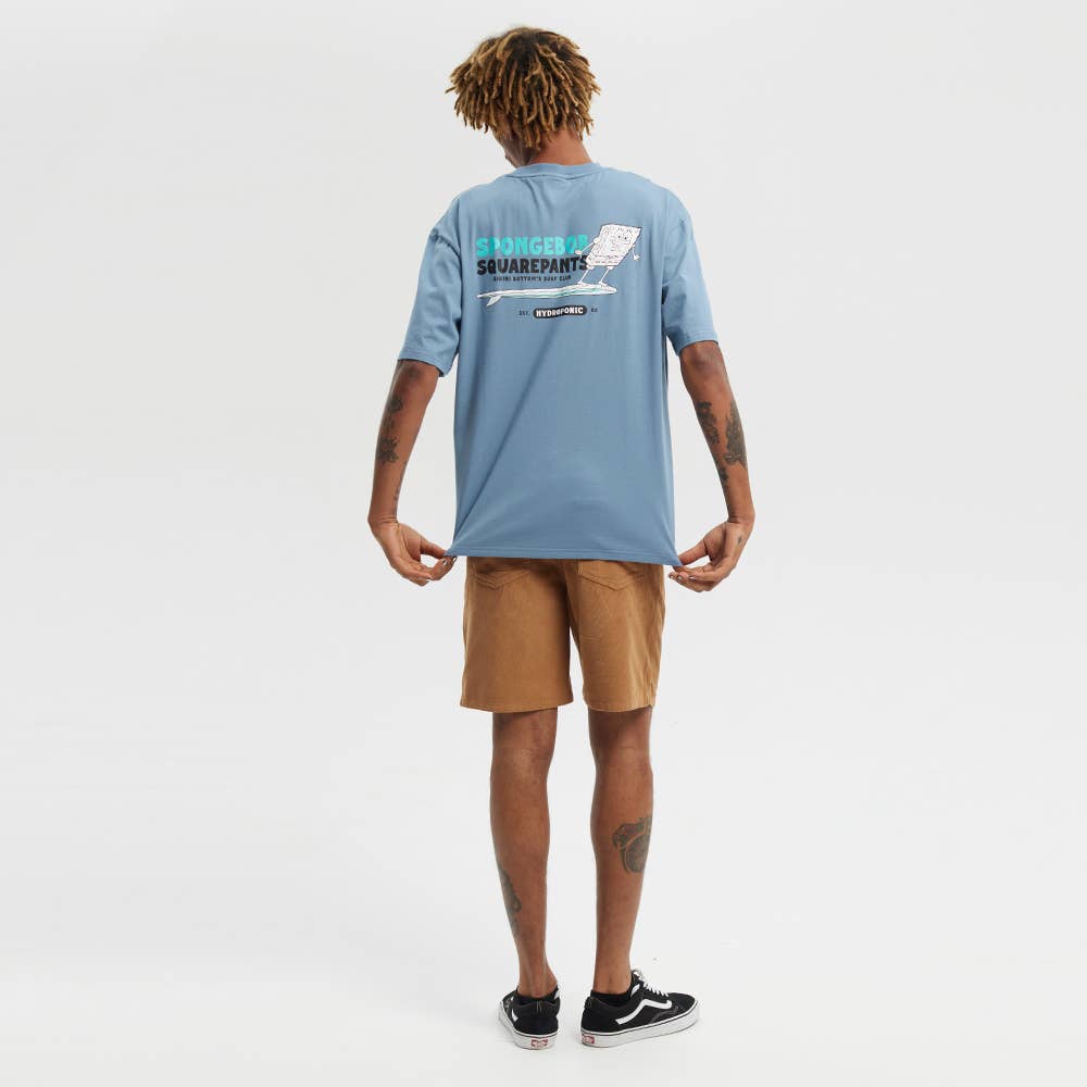 Hydroponic - Wholesale Screen Printed T-Shirt - Men's - SB Surf SS 02-Blue Grey5