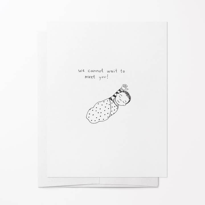 Wave Babe Card for wholesale by Sow & Tarry Studio