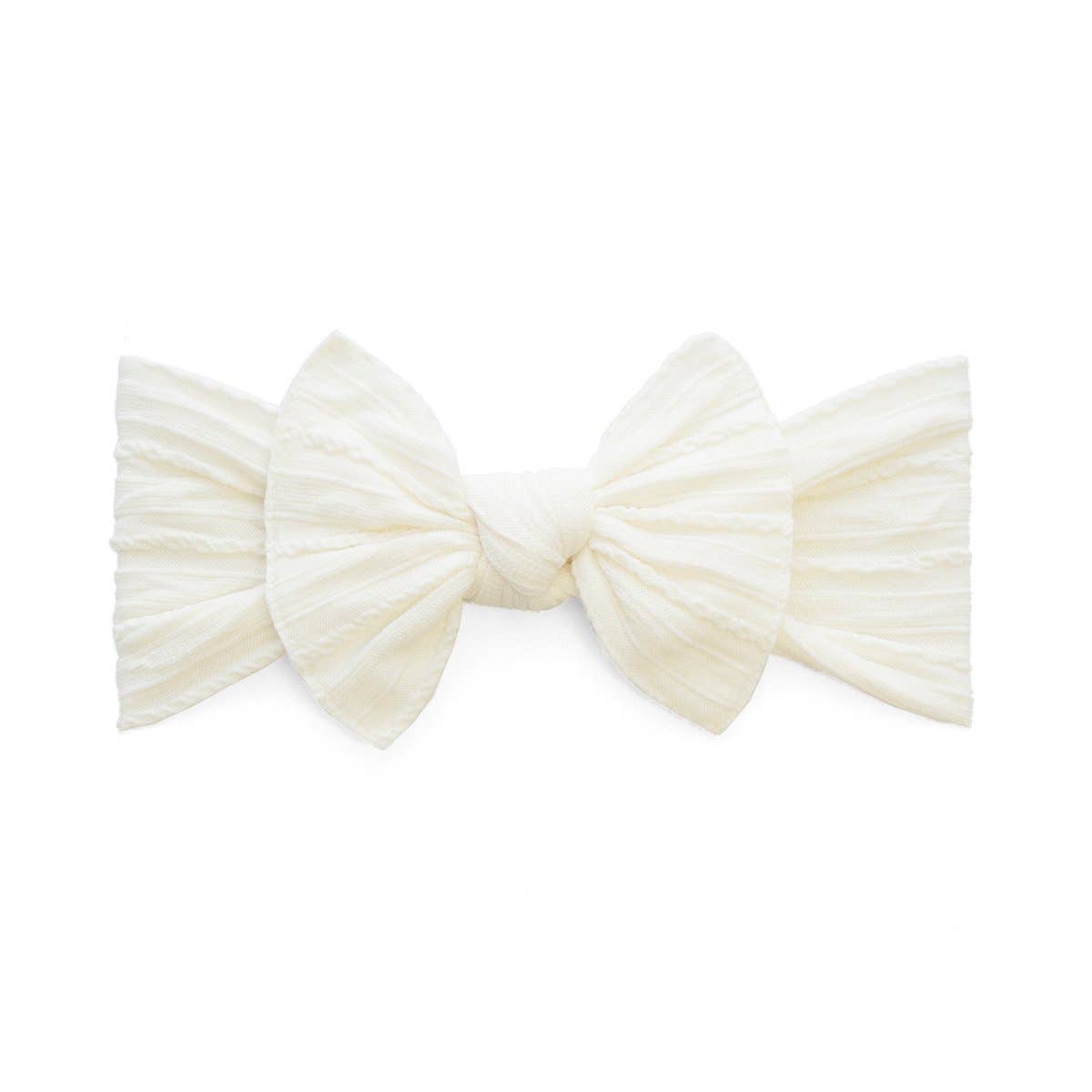 Baby Bling Bows - Wholesale Hair Bow - Baby - Baby Bling® Cable Knit Knot soft nylon headband1