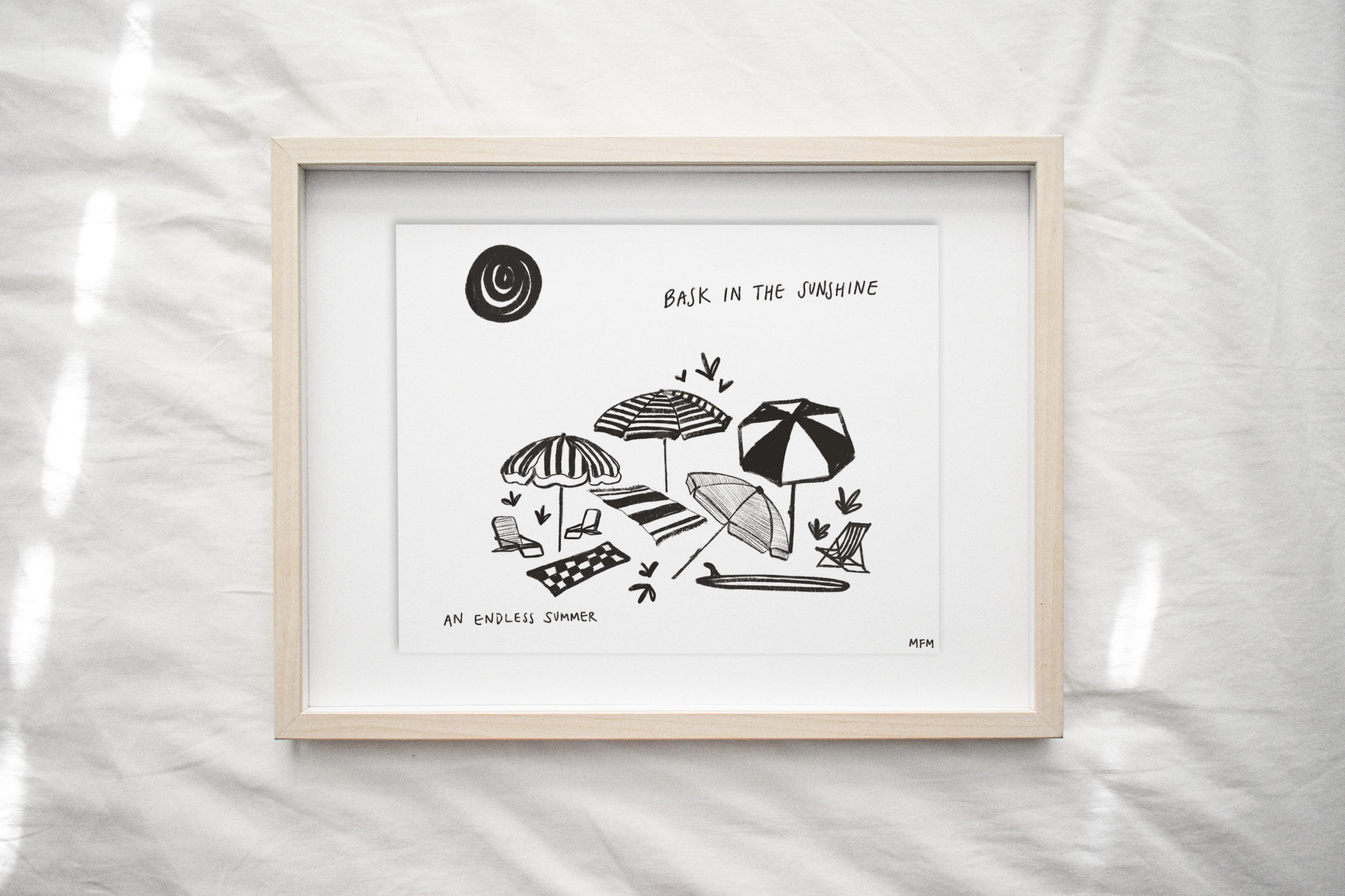 MFMDESIGNS - Wholesale Art Print - BASK IN THE SUNSHINE2