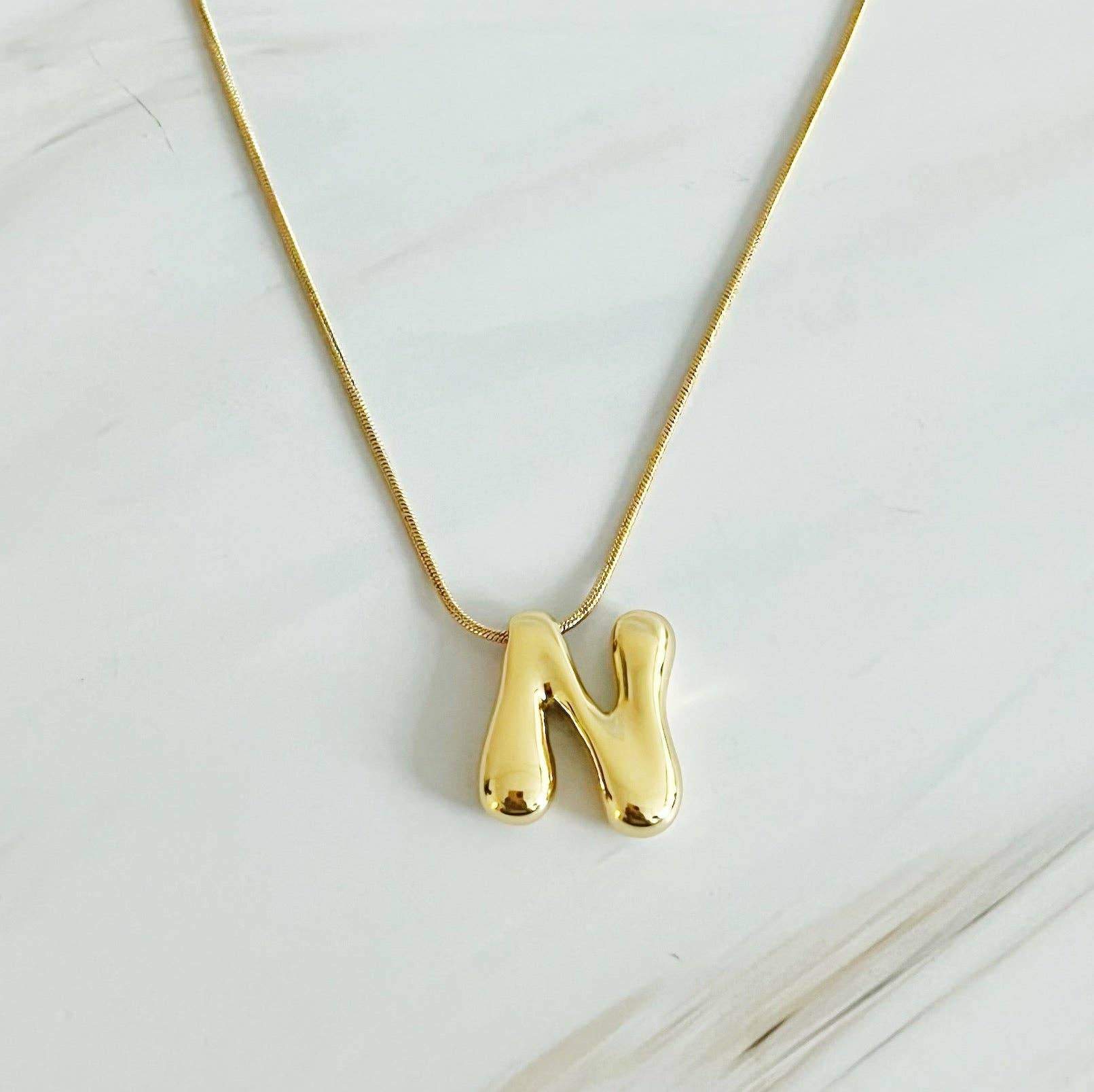 Ellison+Young - Wholesale Pendant/Charm Necklace - Balloon Letter Initial Necklace11