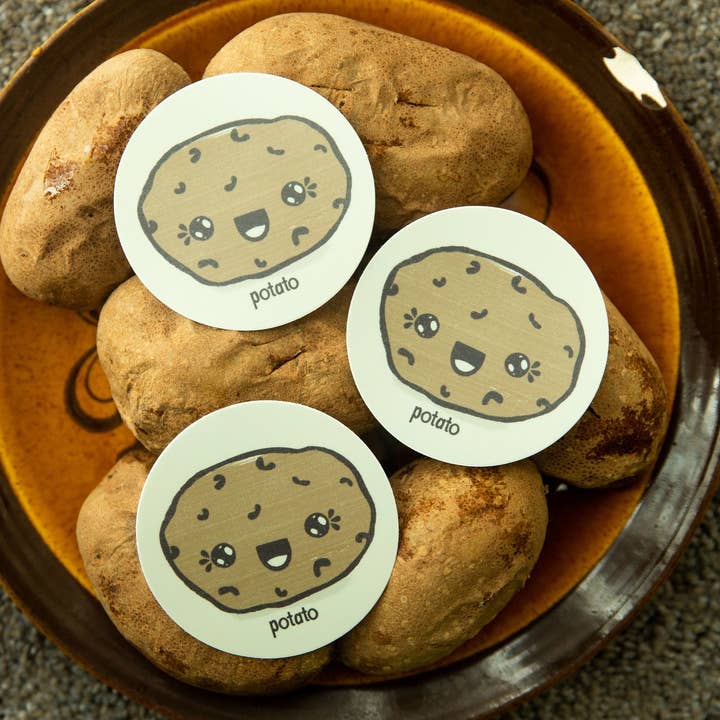 Pomme de terre | Autocollant pour la vente par Menottees