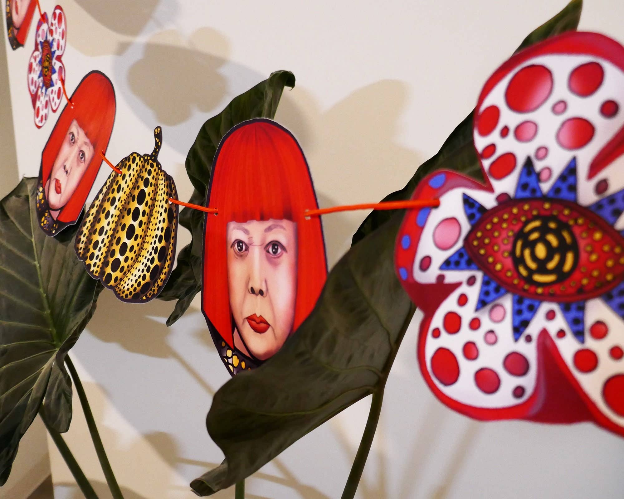 THE PAPER IDOLL - Wholesale Bunting/Garland - Yayoi Kusama Bunting/Garland, Yayoi Kusama Gift, Japanese Ar8