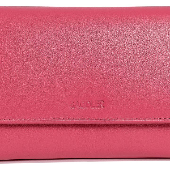 SADDLER - Vente Portefeuille – femme - Grand Portefeuille en Cuir à Sections Multiples "Grace" – Fait Main par Saddler | Protégé RFID & Boîte Cadeau