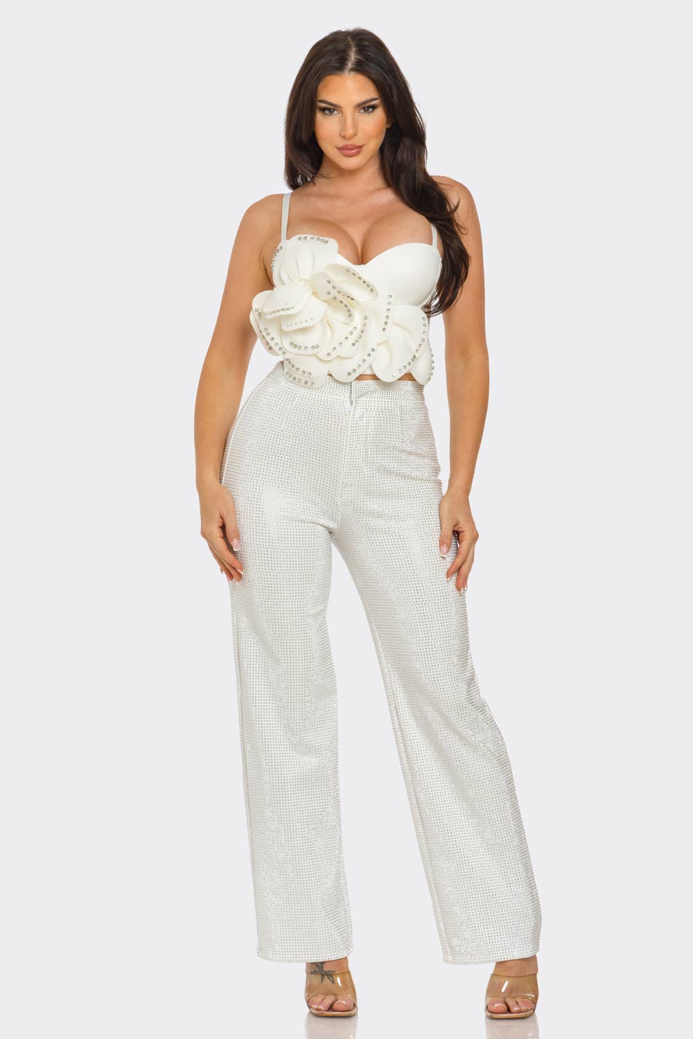 NEWGENS - Wholesale Corset - Women's - NT1113A 3D Floral Bustier Crop Top19