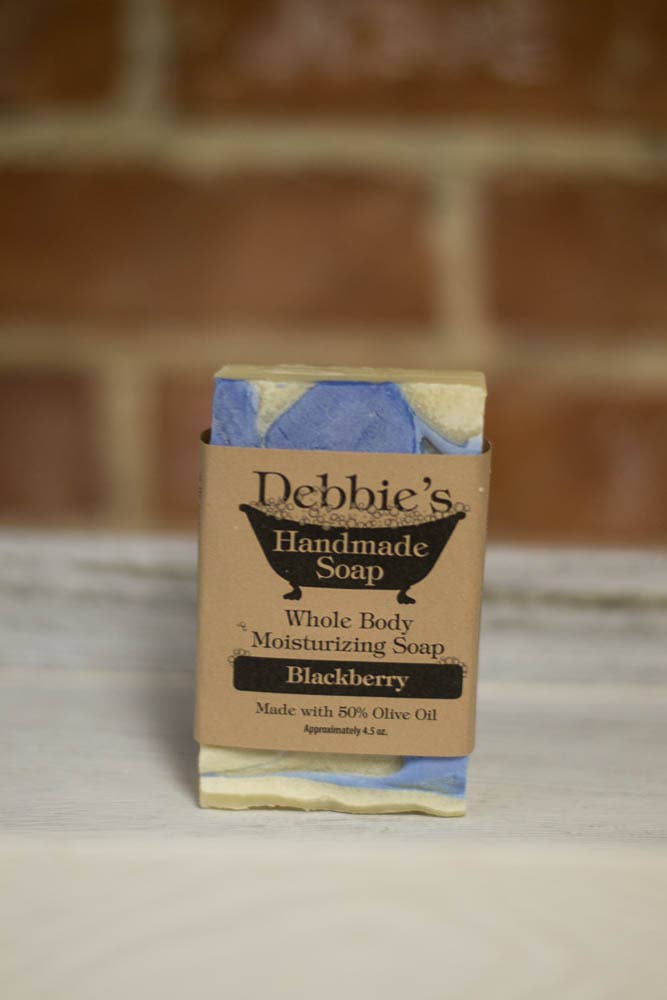 Debbie's Handmade Soap - Wholesale Bar Soap - Blackberry, Handmade Soap, Handmade Olive Oil Bar