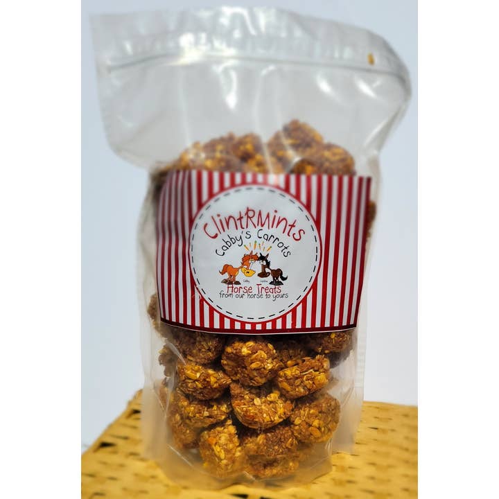 ClintRMint Horse Treats - Wholesale Pet Food - Not Cat/Dog - ClintRMint Horse Treats Cabby's Carrots Flavor