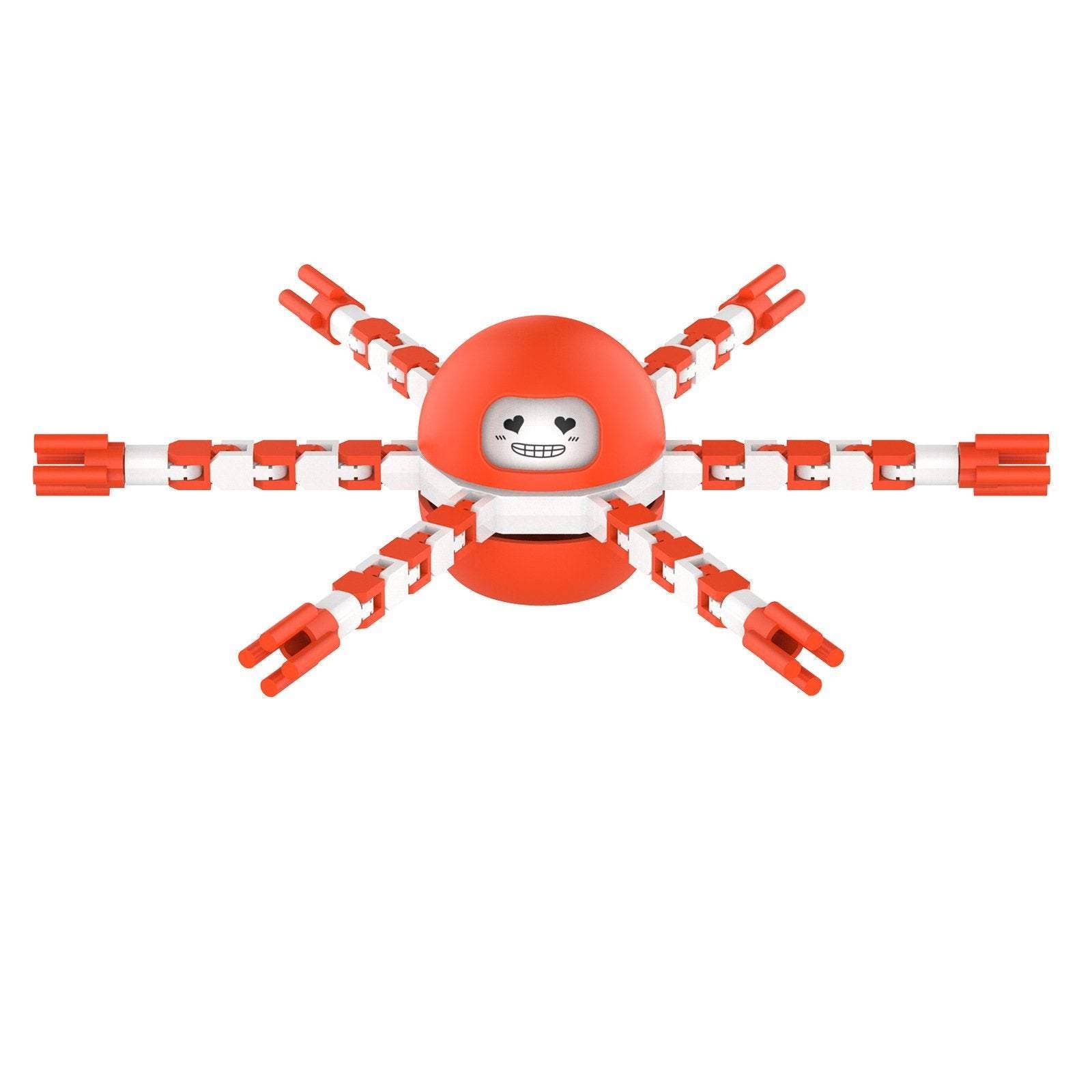 KiddieKickz - Wholesale Classic toy – Kids - Fingertip Mechanical Gyro Decompression Deformation Mecha Octopus6