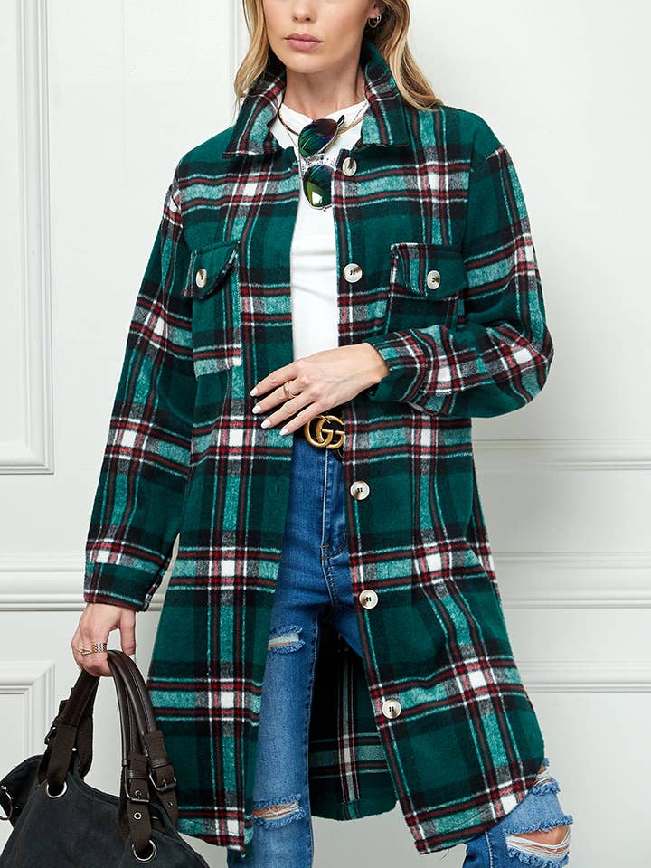 Xadrez longo casual Love por atacado de Cezele