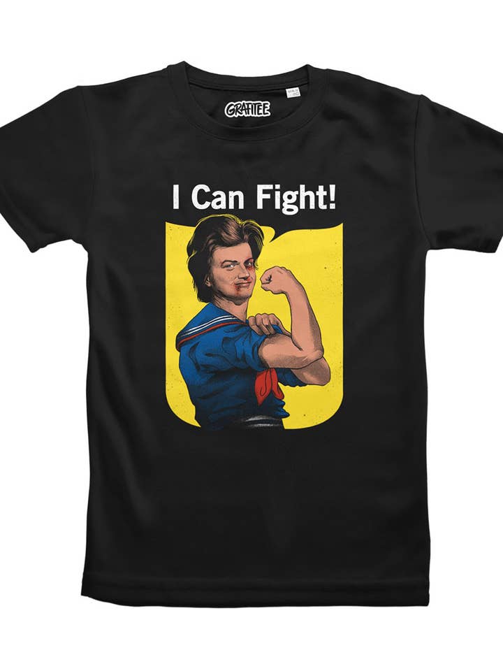 T-shirt I can fight - Tee shirt graphique Stranger Things pour la vente par Grafitee