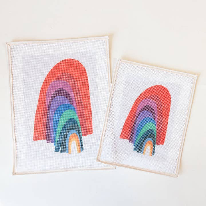 Unwind Studio - Wholesale DIY Craft Kit - From the Other Side Rainbow Needlepoint Kit8