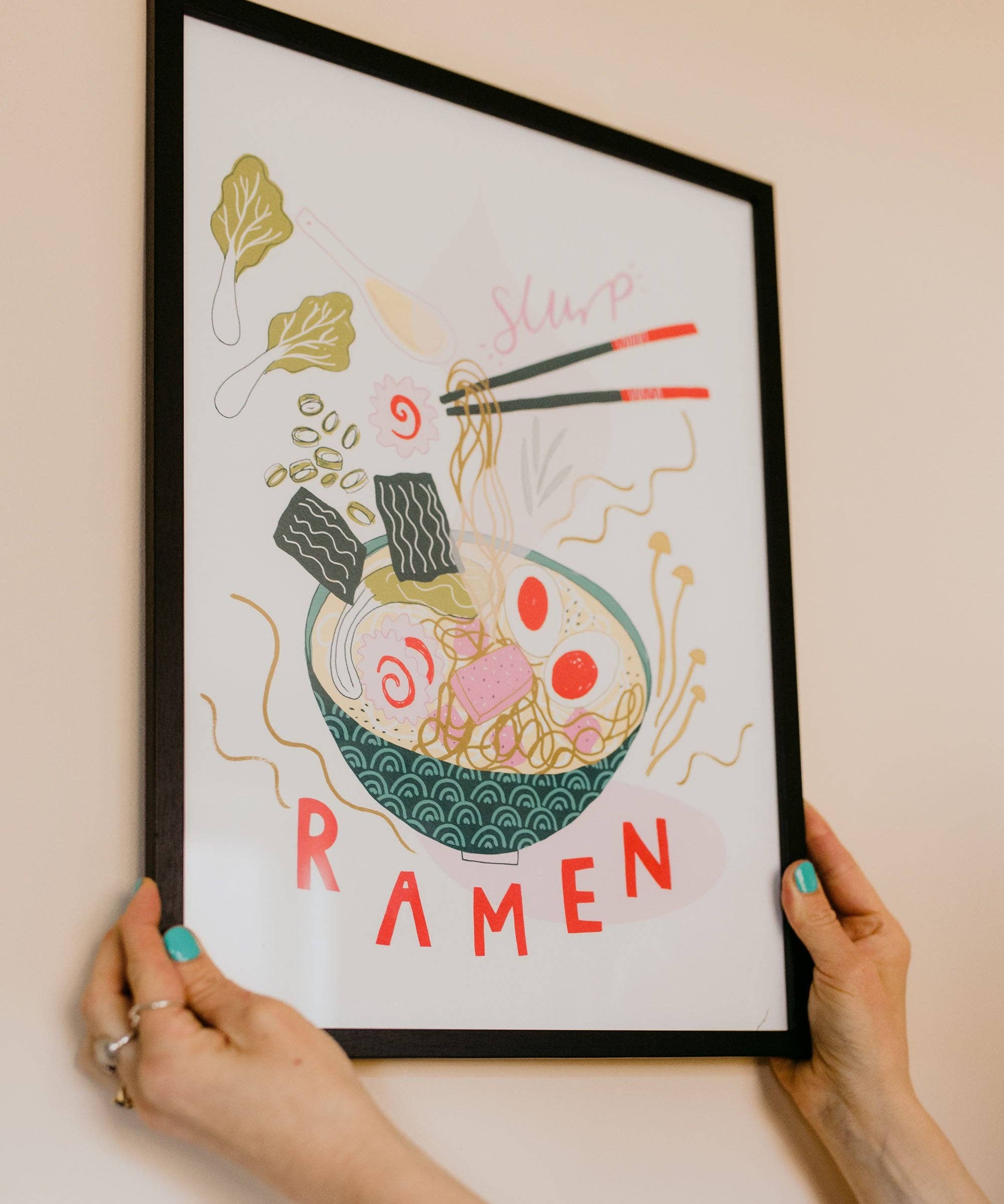 Laura Barnes Wholesale Ltd – wholesale Art print – Ramen print1