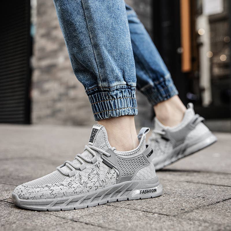 Calseosvic - Wholesale Athletic Sneakers - Women's - Jogging knitted shoe mesh deodorant breathable3