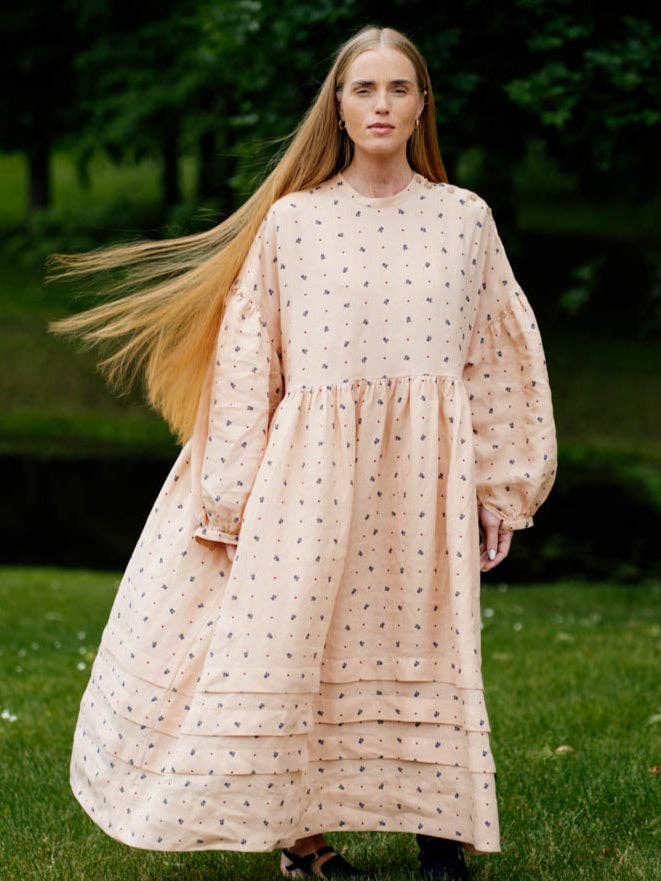 Forget Me Not Gale – Oversized Linen Dress for wholesale on Faire11