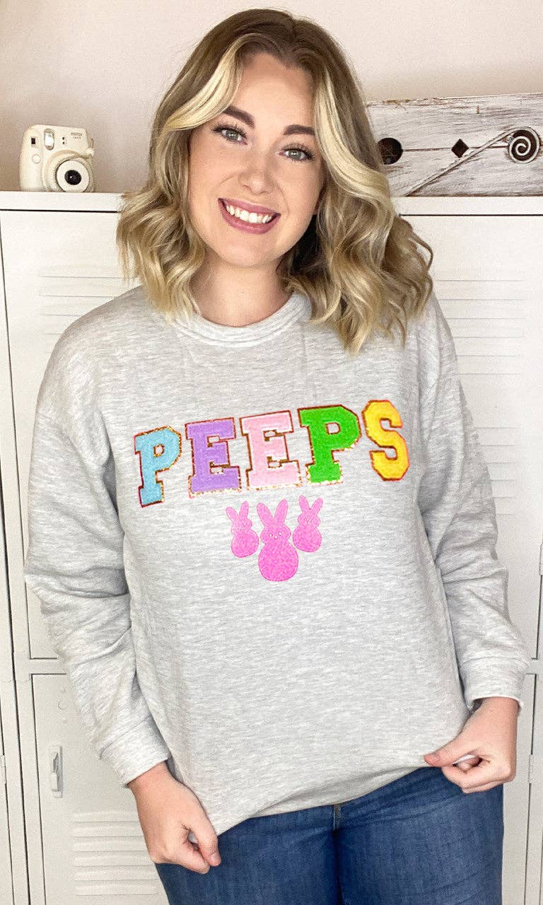 Sugar Stitch - Wholesale Sweatshirt - Women's - Peeps Ideal Chenille Sweatshirt2
