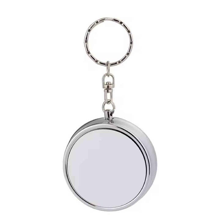 Portable Metal Key Ring with Mirror For In Bulk for wholesale by Buddha Yoga