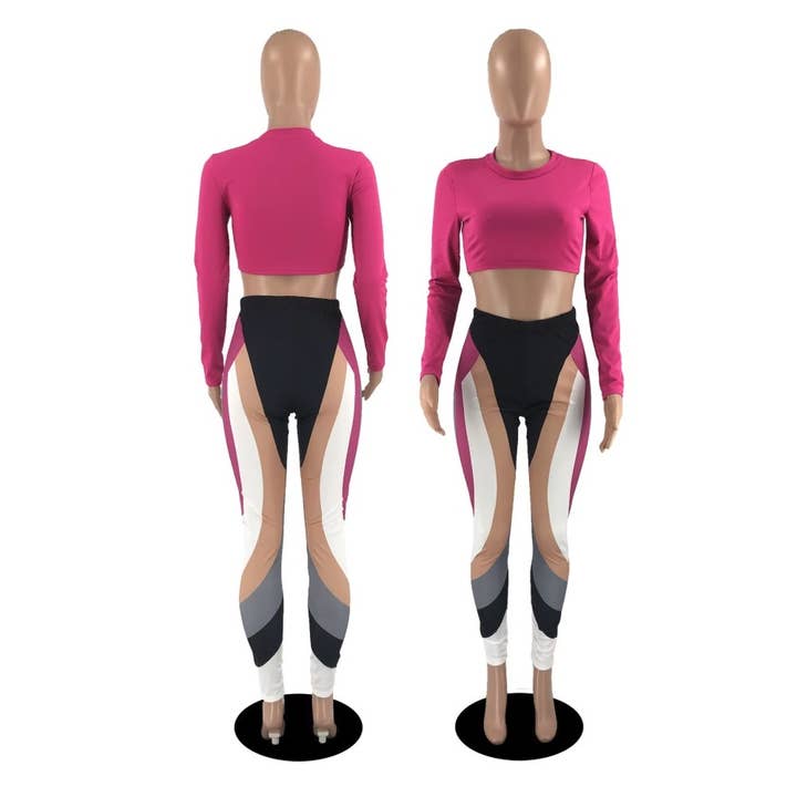 DORCAS - Wholesale Top & Pant Set (NOT Loungewear) - Women's - Sexy Geo Print Set6