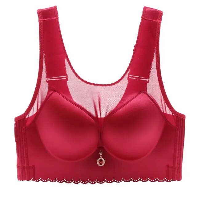 SugarQuoteMeNot LLC - Wholesale Bra - Women's - Flattens Back- Lace and Satin Heavy Duty Bra6