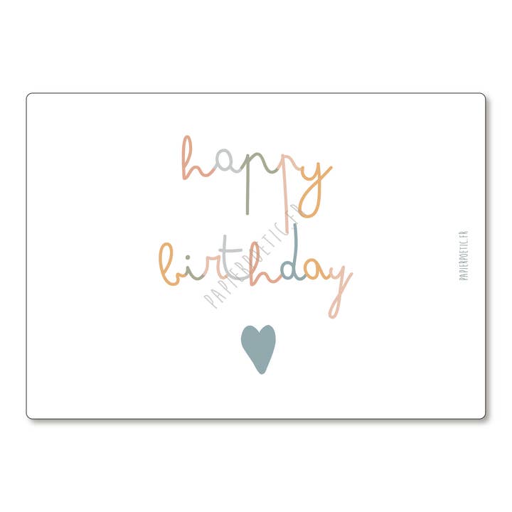Papier Poetic – wholesale Födelsedagskort – Födelsedagskort « Happy Birthday » på flera språk1