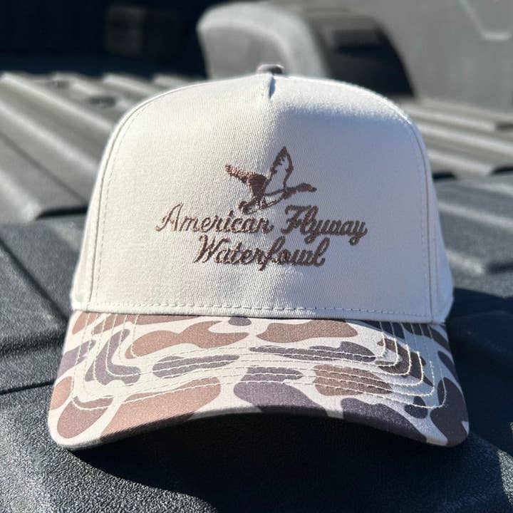 AFW Trucker Brown OSC Brim for wholesale by American Flyway Waterfowl