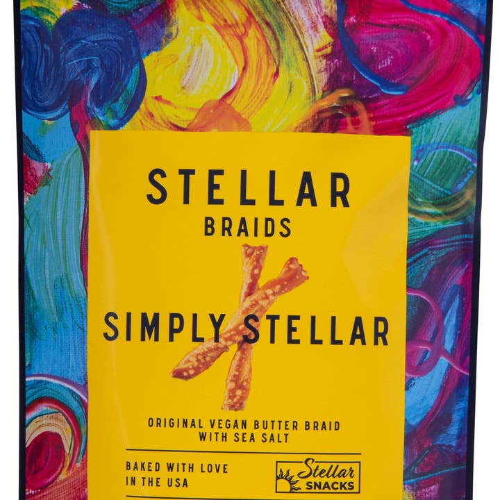 Stellar Snacks - Wholesale Pretzels - Stellar Pretzel Braids - Simply Stellar - 5oz