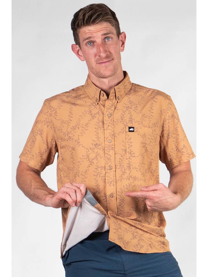 Belong Designs - Wholesale Button Down Shirt - Men's - Men's Vista Stretch Button Down40