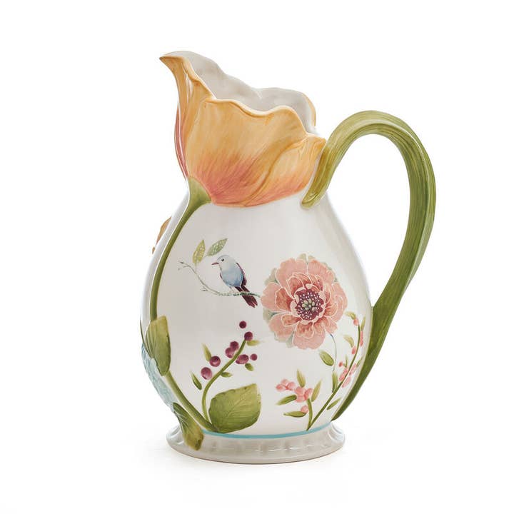 MULTI Fitz & Floyd Meadow Pitcher 2.25Qts Remailer Brown Bx Pkg for wholesale on Faire