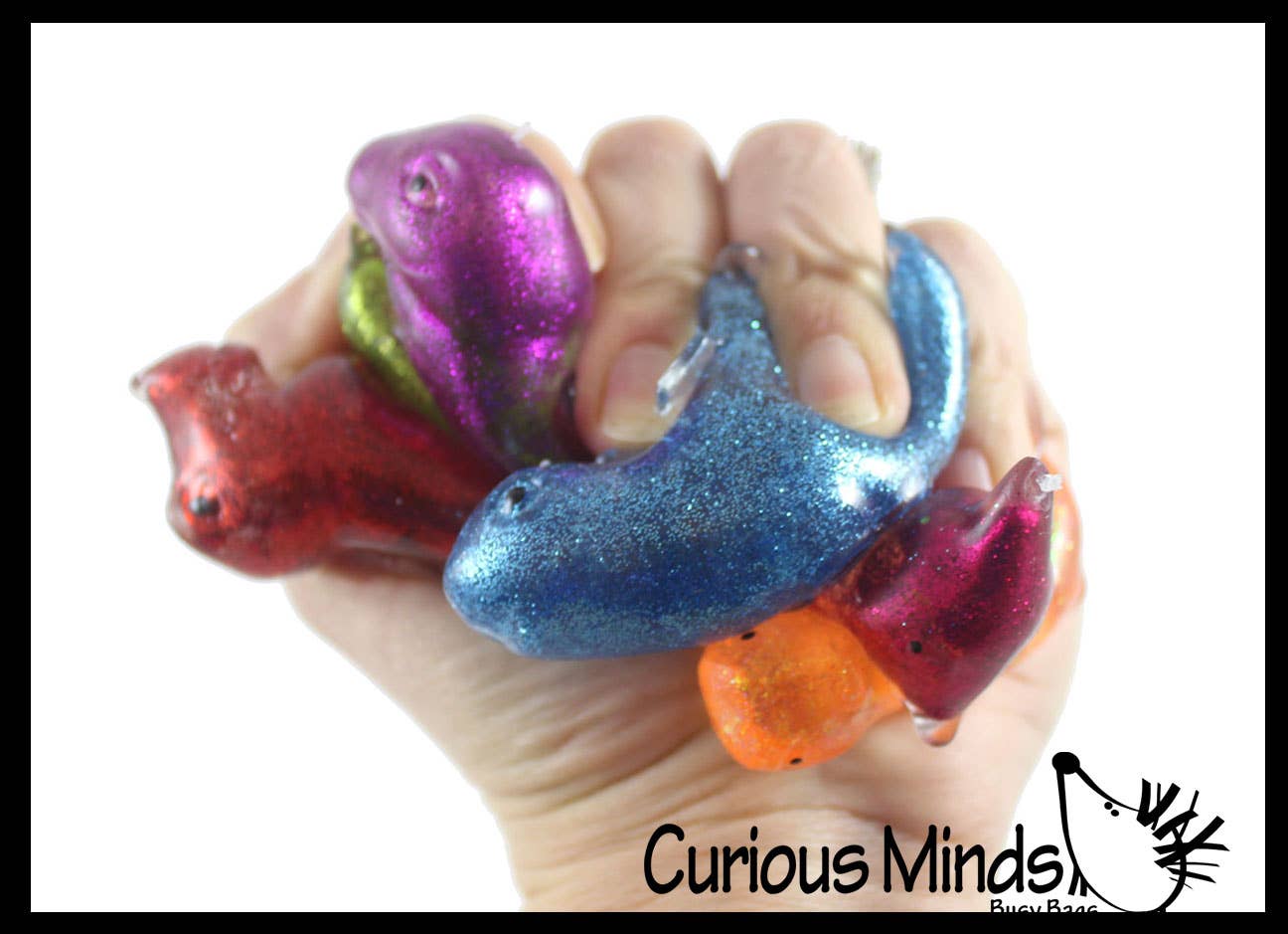 Curious Minds Toys - Wholesale Squishy Toy - Kids & Baby - 1 Dinosaur Sugar Ball - Dino Thick Glue/Gel Syrup Molasses S4