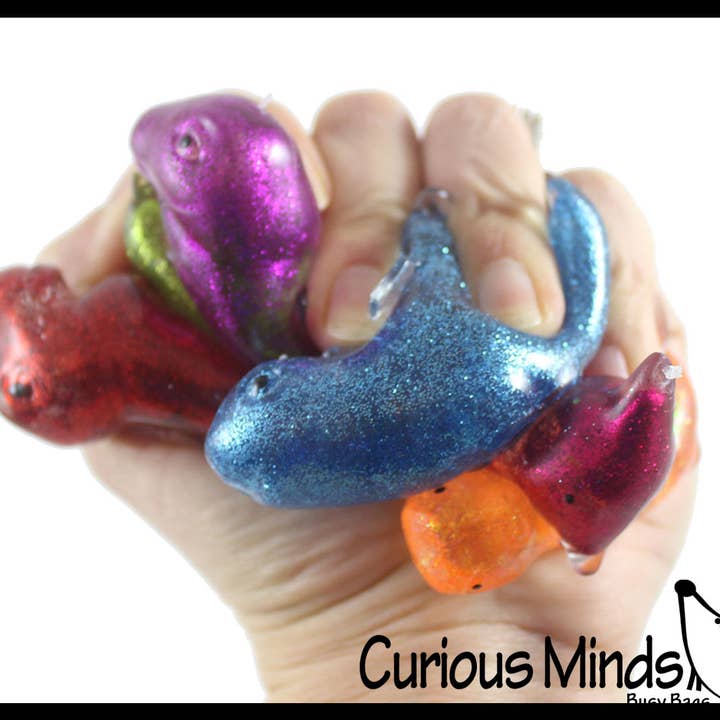 Curious Minds Toys - Wholesale Squishy Toy - Kids & Baby - 1 Dinosaur Sugar Ball - Dino Thick Glue/Gel Syrup Molasses S4