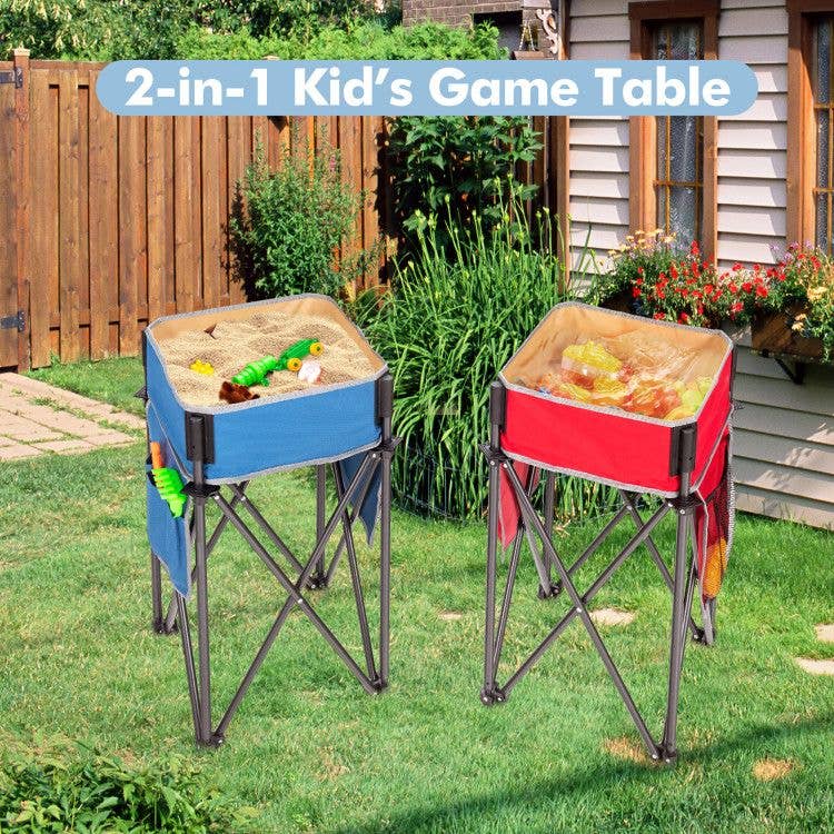 Hard Rock Health Stores - Wholesale Patio Table - 2 Pieces Folding Camping Tables with Large Capacity Storage Sink1
