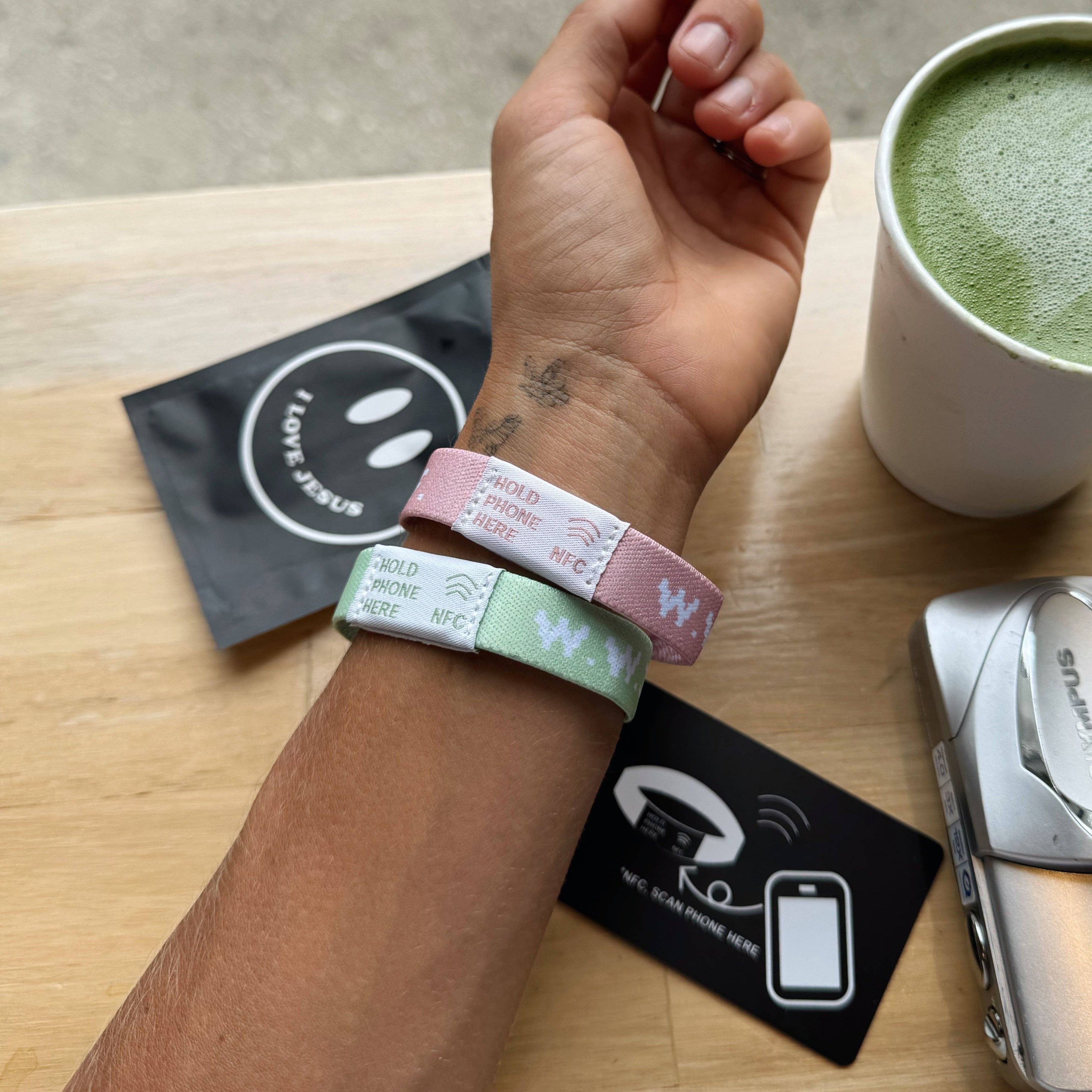 He Would Love First - Wholesale Woven/Braided Bracelet - NEW! | DAILY BIBLE VERSE "WWJD X HWLF" BRACELETS | NATURAL 2-PACK5