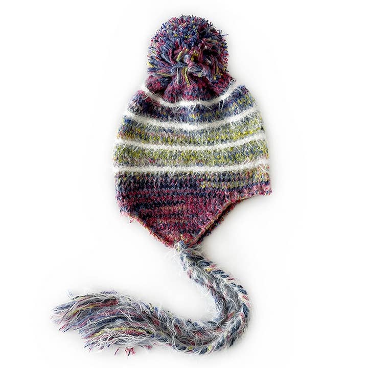 ACCITY - Wholesale Newborn/Knit Hat - Baby - SWEET MIXED COLOR EARMUFFS KNITTED HAT_CWAH2049