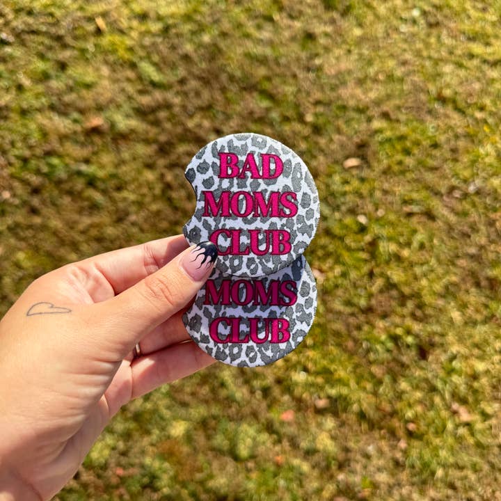 SarahMackenzieStudio - Wholesale Car Coaster - Women's - Bad Moms Club Car Coaster Set
