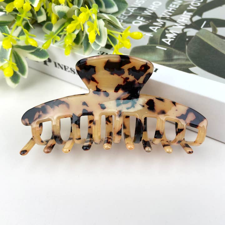 mildstyles – Clips para cabelo - Mulher por atacado – Crush Chita Pele Garra Clip1