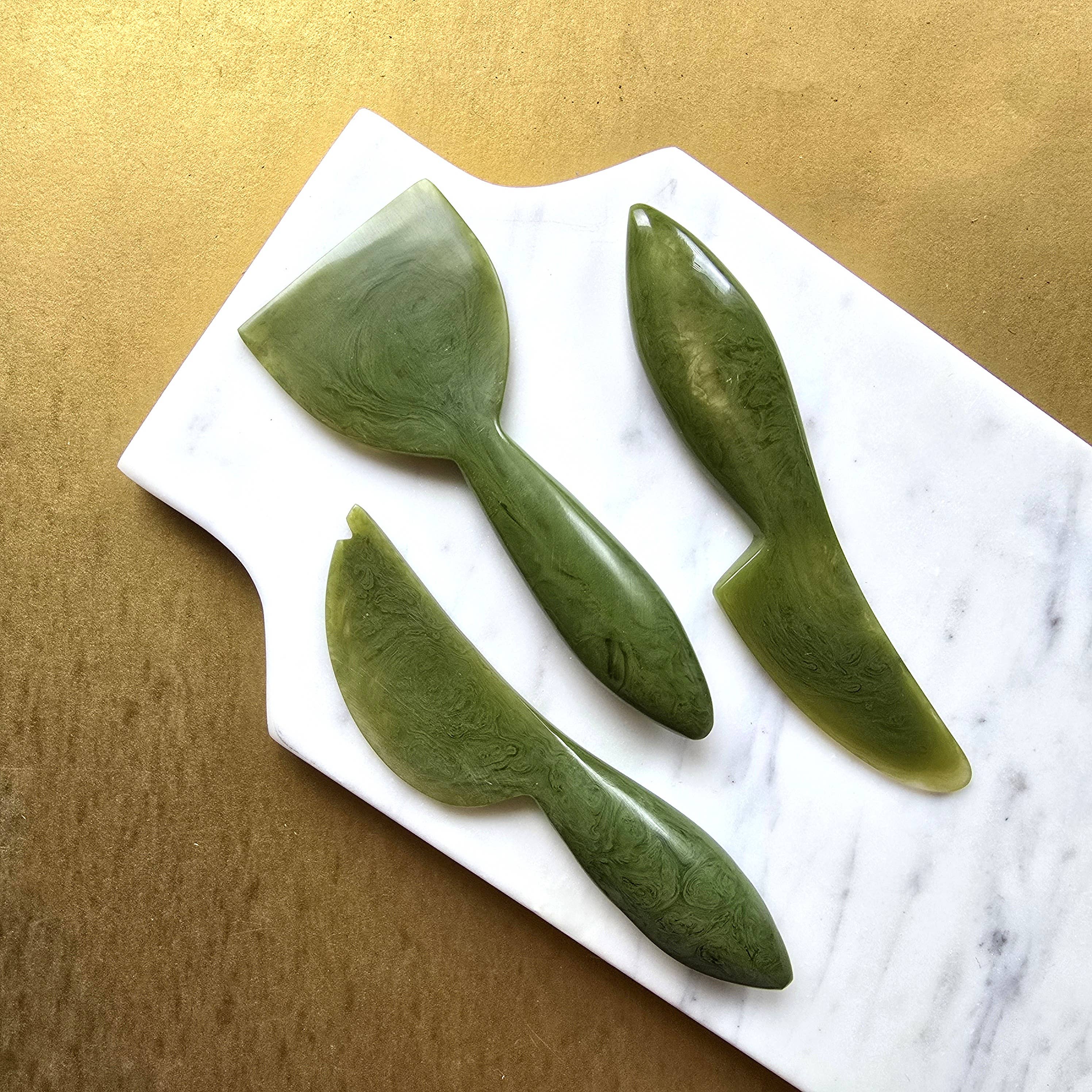 Gibb & Daan – Faca para queijo por atacado – Conjunto de Facas de Queijo de 3 Peças - Ferramentas de Charcutaria em Resina21