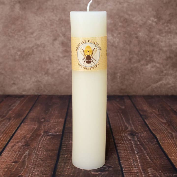 Beelite Candles - Wholesale Pillar Candle - Smooth Beeswax Pillar Candles3